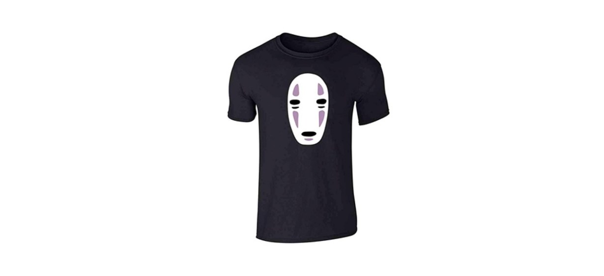 No-Face Kaonashi Nerd Apparel Geek Graphic Tee 