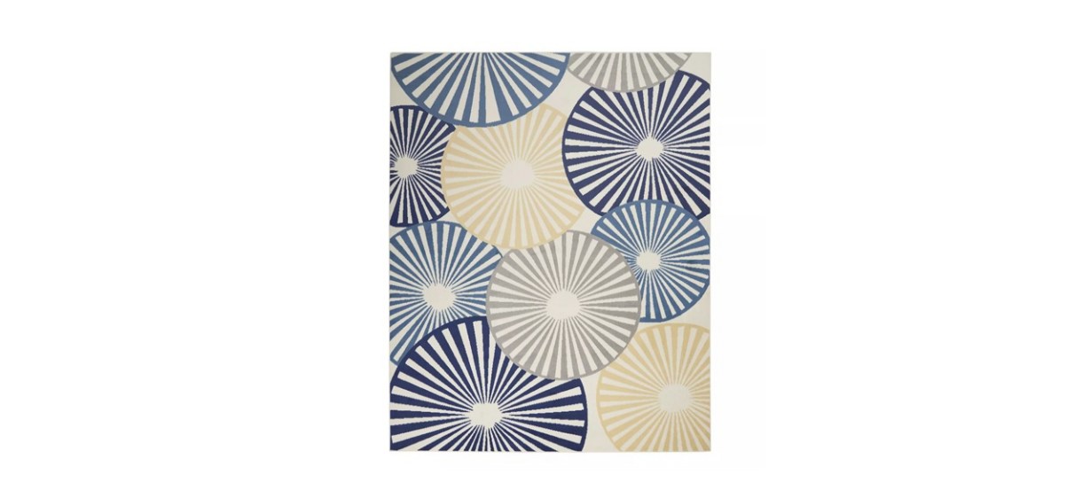Nourison Grafix Circle Geometric Area Rug 