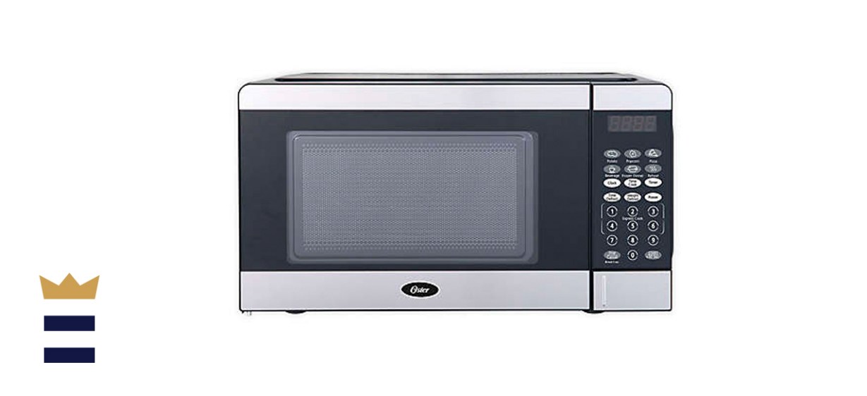 Oster 0.7 Cubic Feet Stainless Steel Microwave Oven