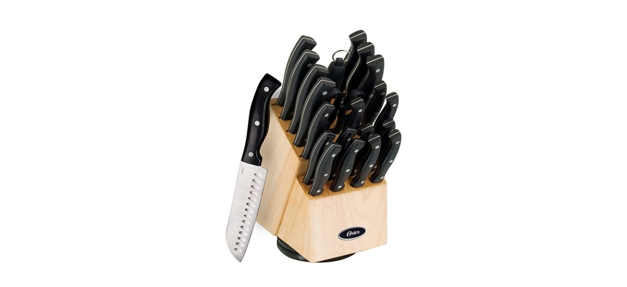 Oster Baldwyn 22-Piece Knife Set Stainless-Steel  - Best Buy