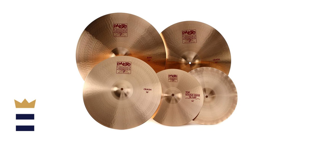 Paiste 106BS18 2002 Cymbal Pack With 2002-Style Bronze and Free 18-Inch Crash