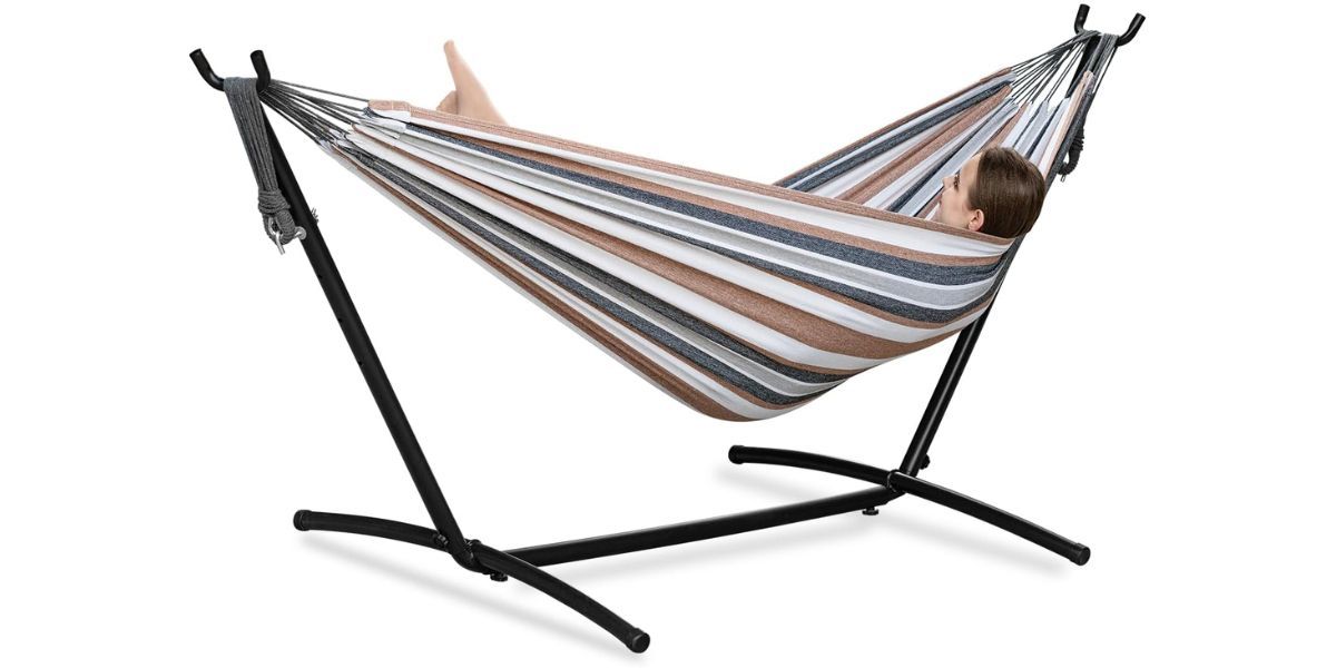 PNAEUT Double Hammock with Stand