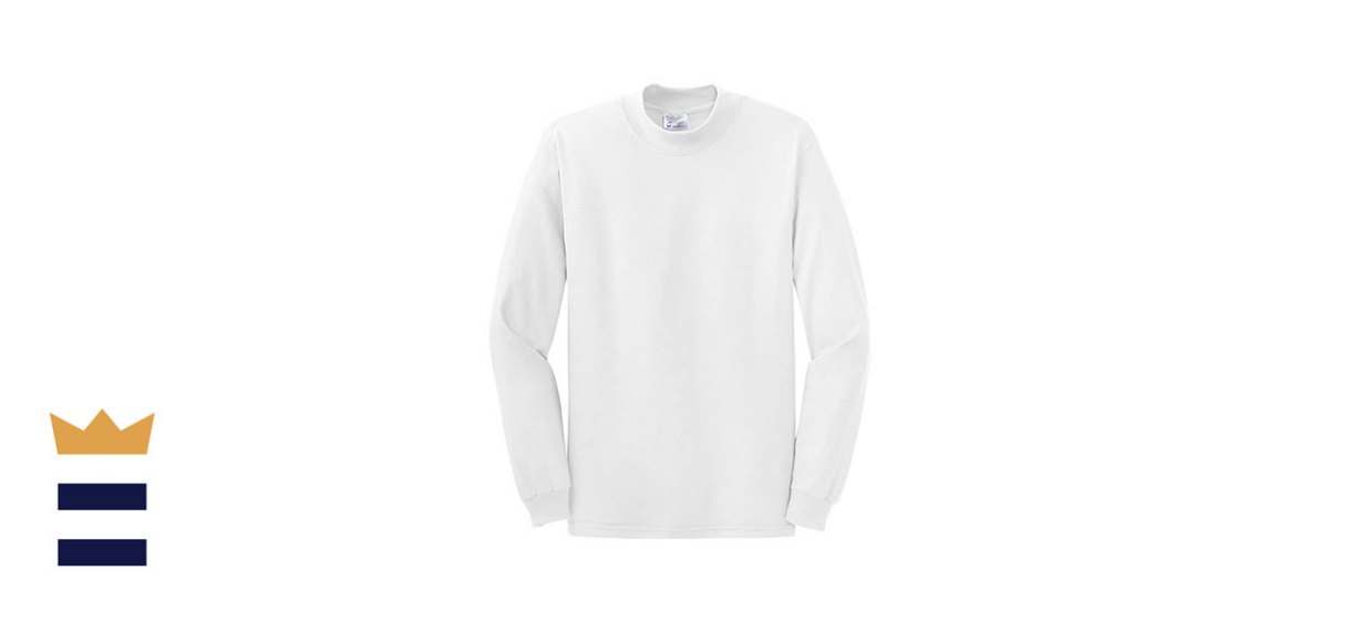 Port &amp; Company Mock Turtleneck