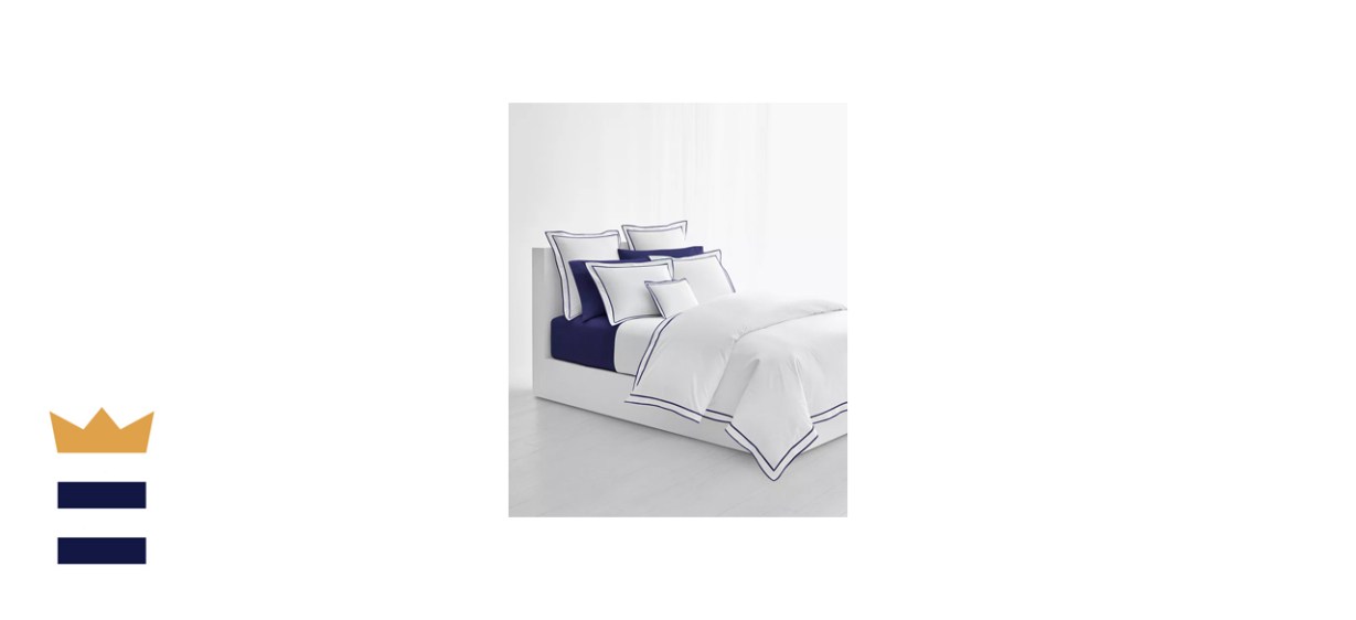 Ralph Lauren Cotton Sateen Border Duvet Cover