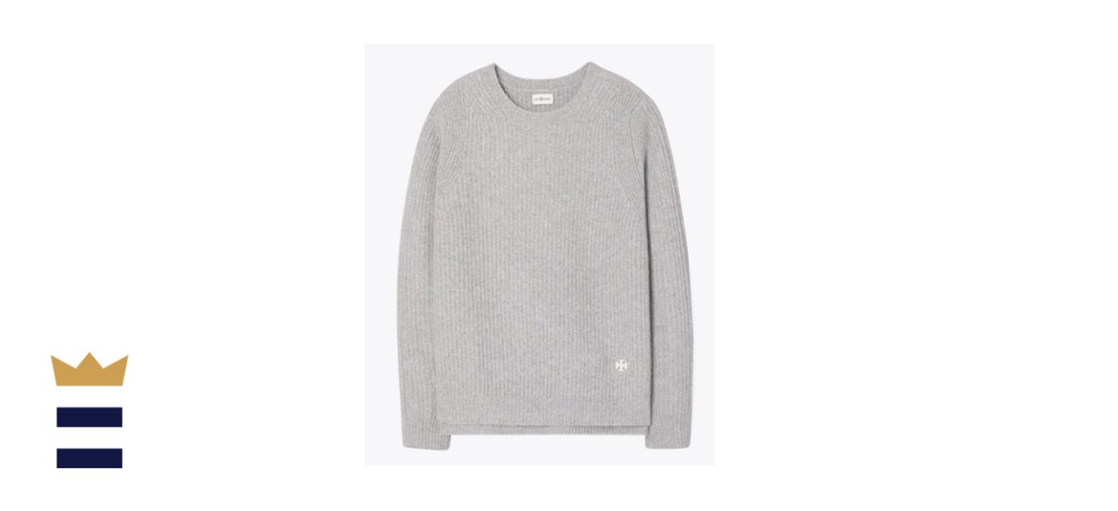 Tory Burch Ribbed Cashmere Sweater