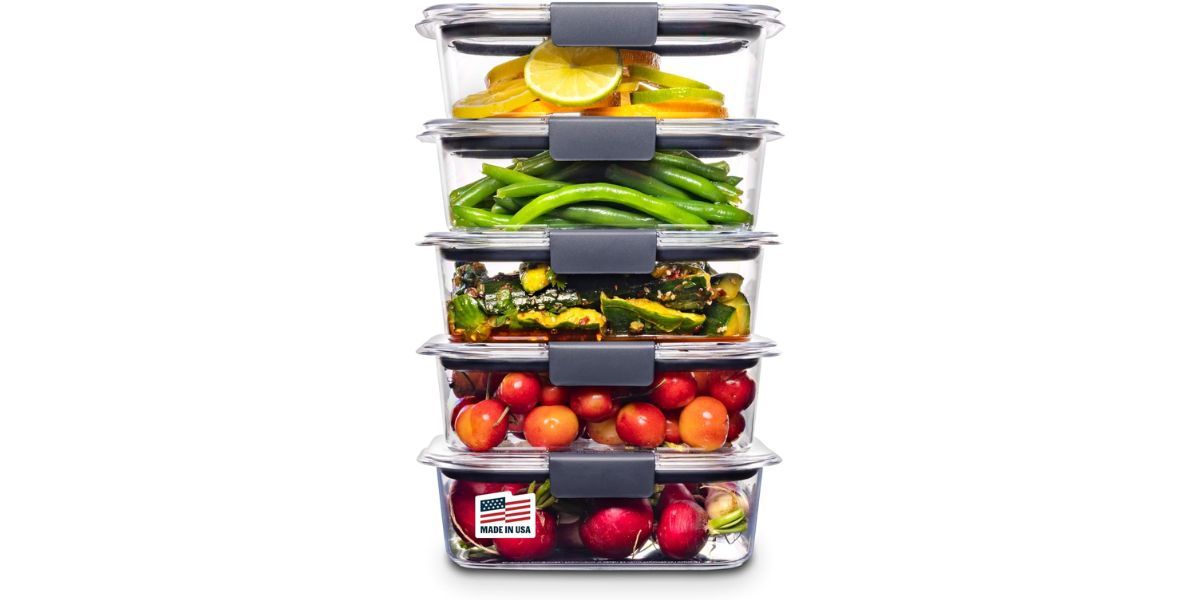 Rubbermaid Brilliance Tritan Plastic Food Storage Containers