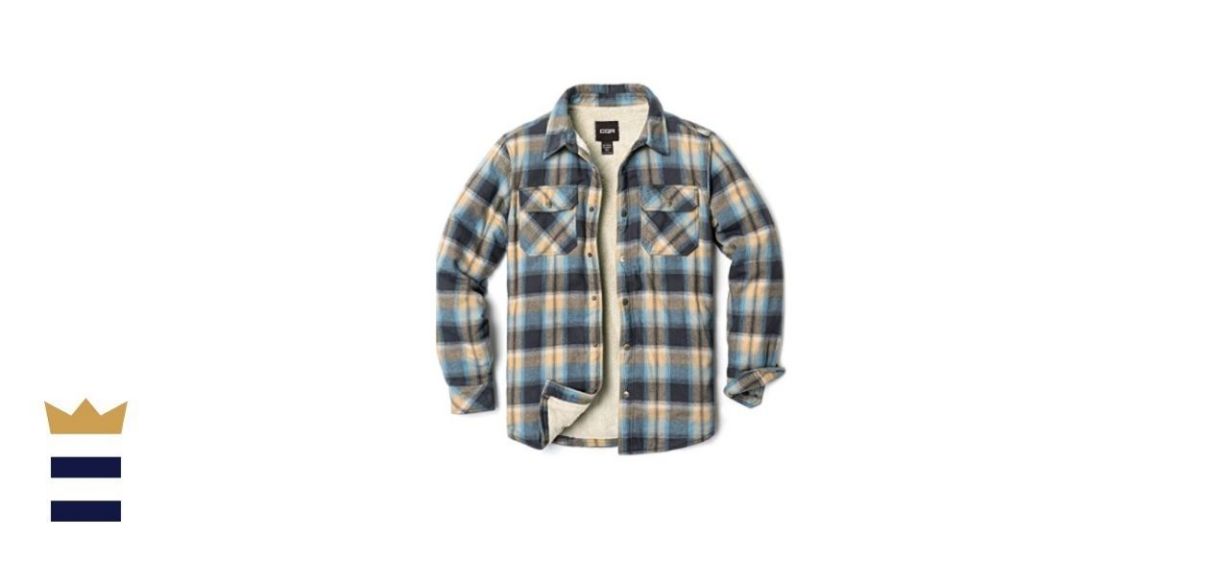 Sherpa Lined Plaid Shacket