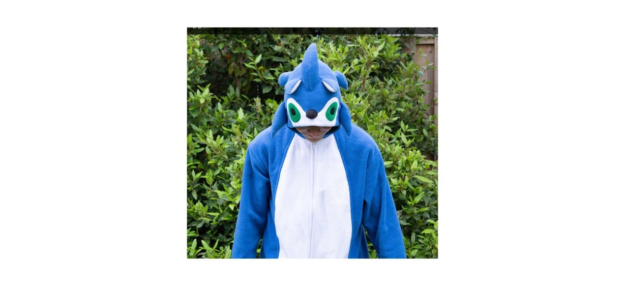 Sonic Onesie Costume by Noodlesklobber