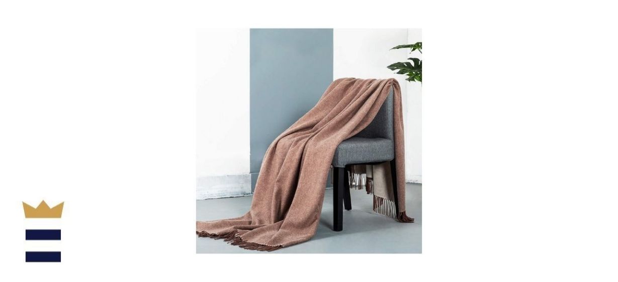 Spencer &amp; Whitney Wool Throw Blanket