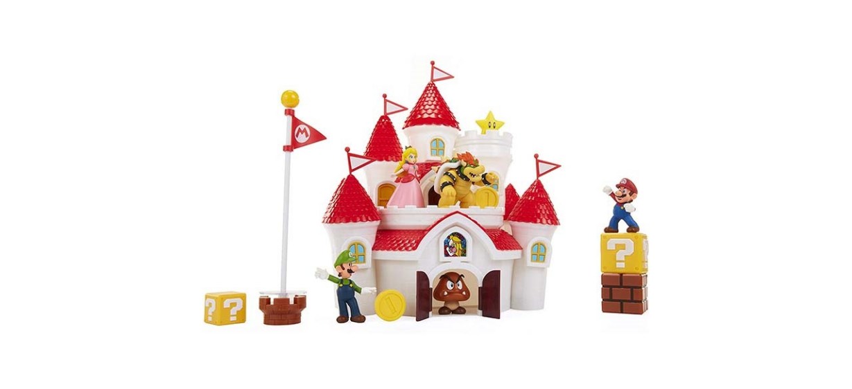Super Mario Deluxe Mushroom Kingdom Playset