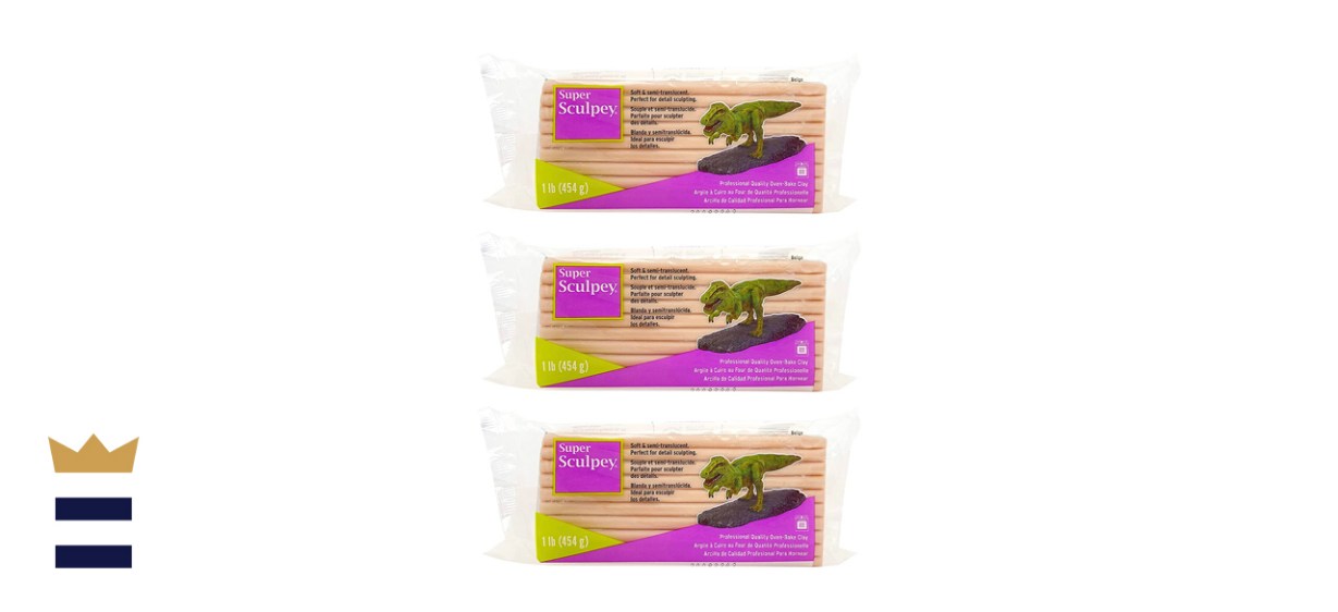 Super Sculpey Original Beige Oven-Bake Clay