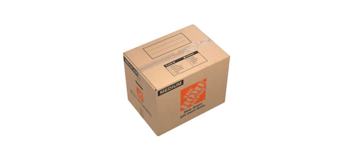 The Home Depot Medium Moving Box with Handles The Home Depot Medium Moving Box with Handles