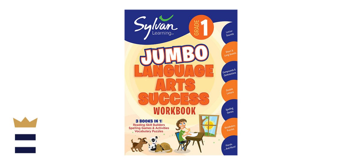 Sylvan Learning’s First Grade Jumbo Language Arts Success Workbook