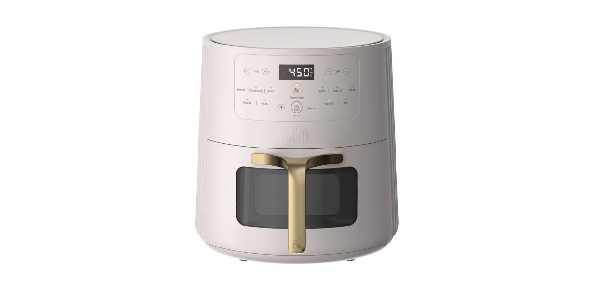 Thyme &amp; Table 6 Quart Ceramic-Coated Air Fryer