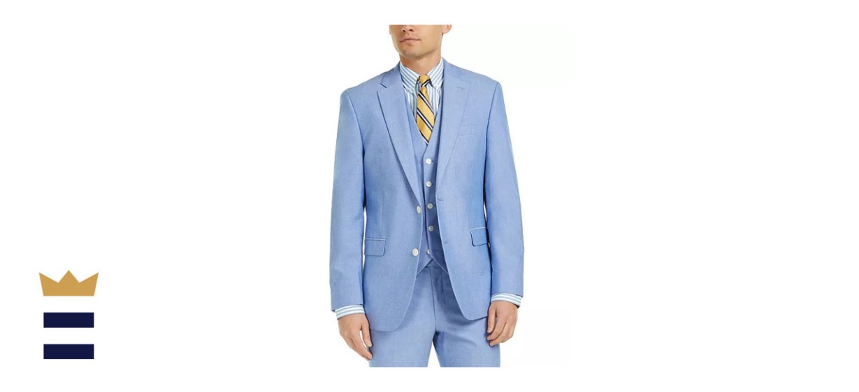 Tommy Hilfiger Men's Modern-Fit Flex Stretch Chambray Suit