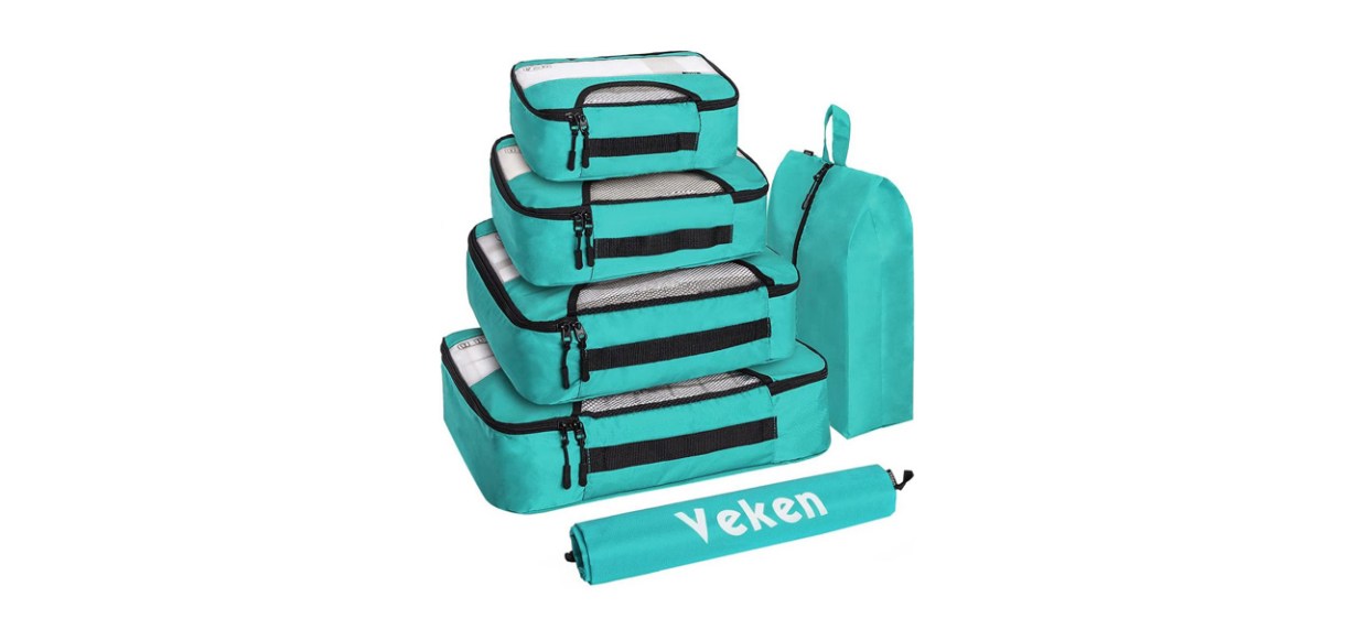 Best Veken 6-Set Packing Cubes Best Veken 6-Set Packing Cubes