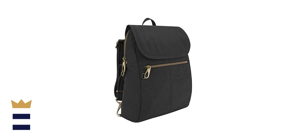 Travelon Anti-Theft Signature Nylon Slim Backpack
