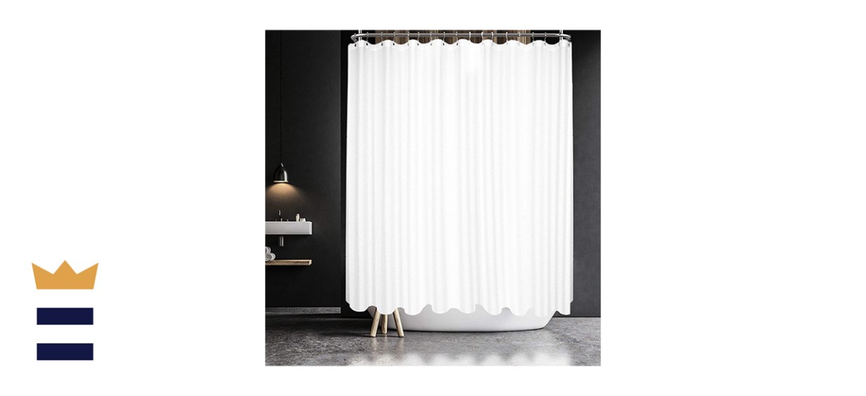 Barossa Design Waffle Weave Clawfoot Tub Shower Curtain