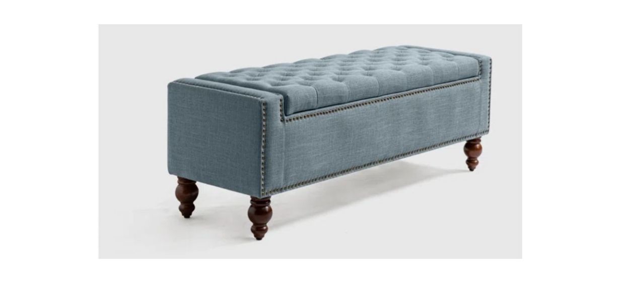 Lark Manor Aristida Flip Top Storage Bench
