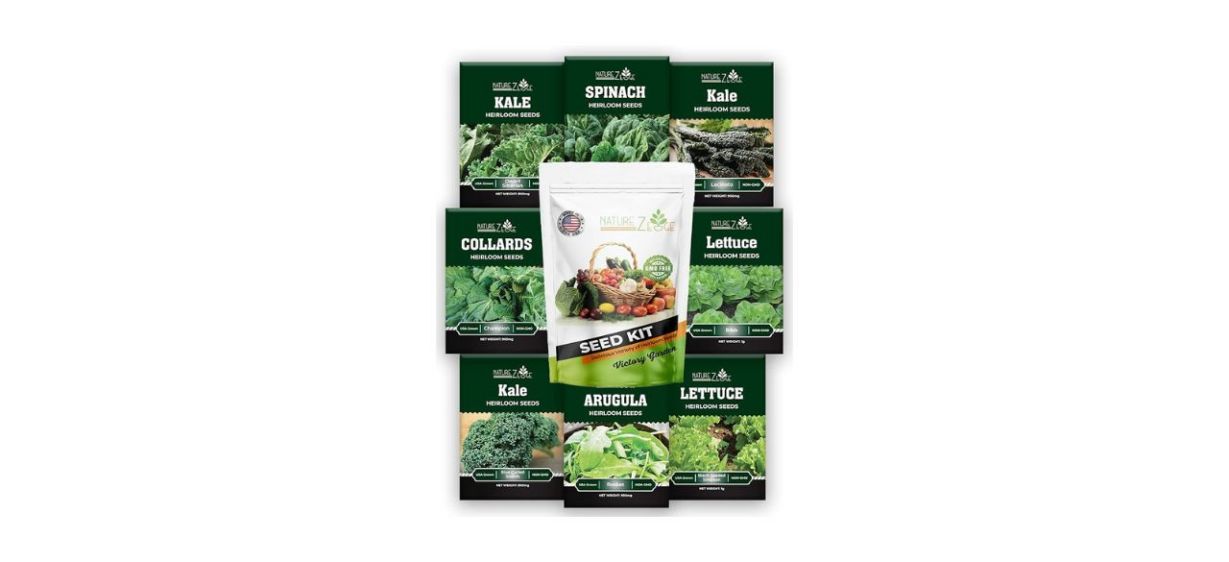 NatureZ Edge 5,300 Seeds  Non-GMO Heirloom Lettuce Mix