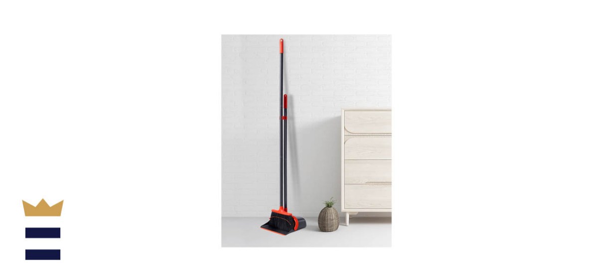 Yanxus Broom and Stand-Up Dustpan Set