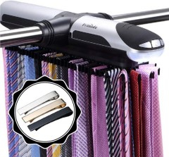 Primode Motorized Tie Rack With LED Lights