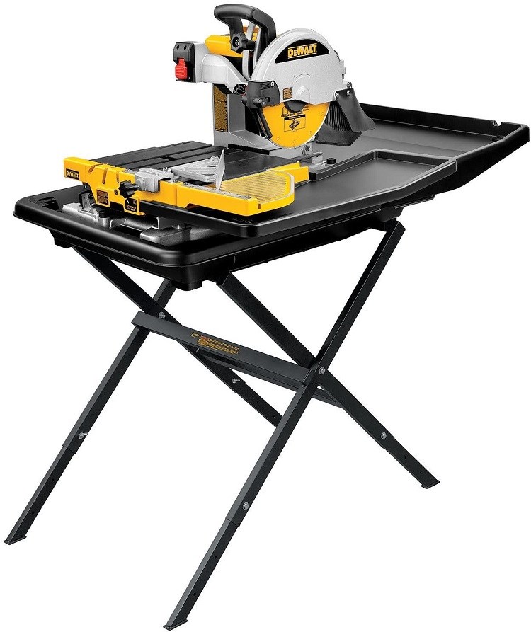 DEWALT Wet Tile Saw with Stand (10 inch)