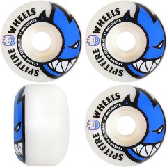 Spitfire  Bighead White and Red Skateboard Wheels in Sizes From 48mm to 63mm