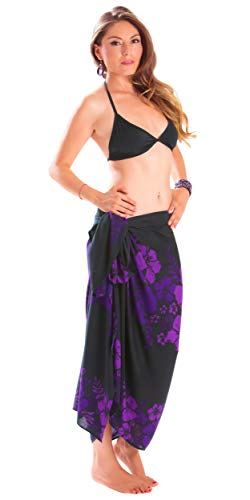 1 World Sarongs Hibiscus Flower
