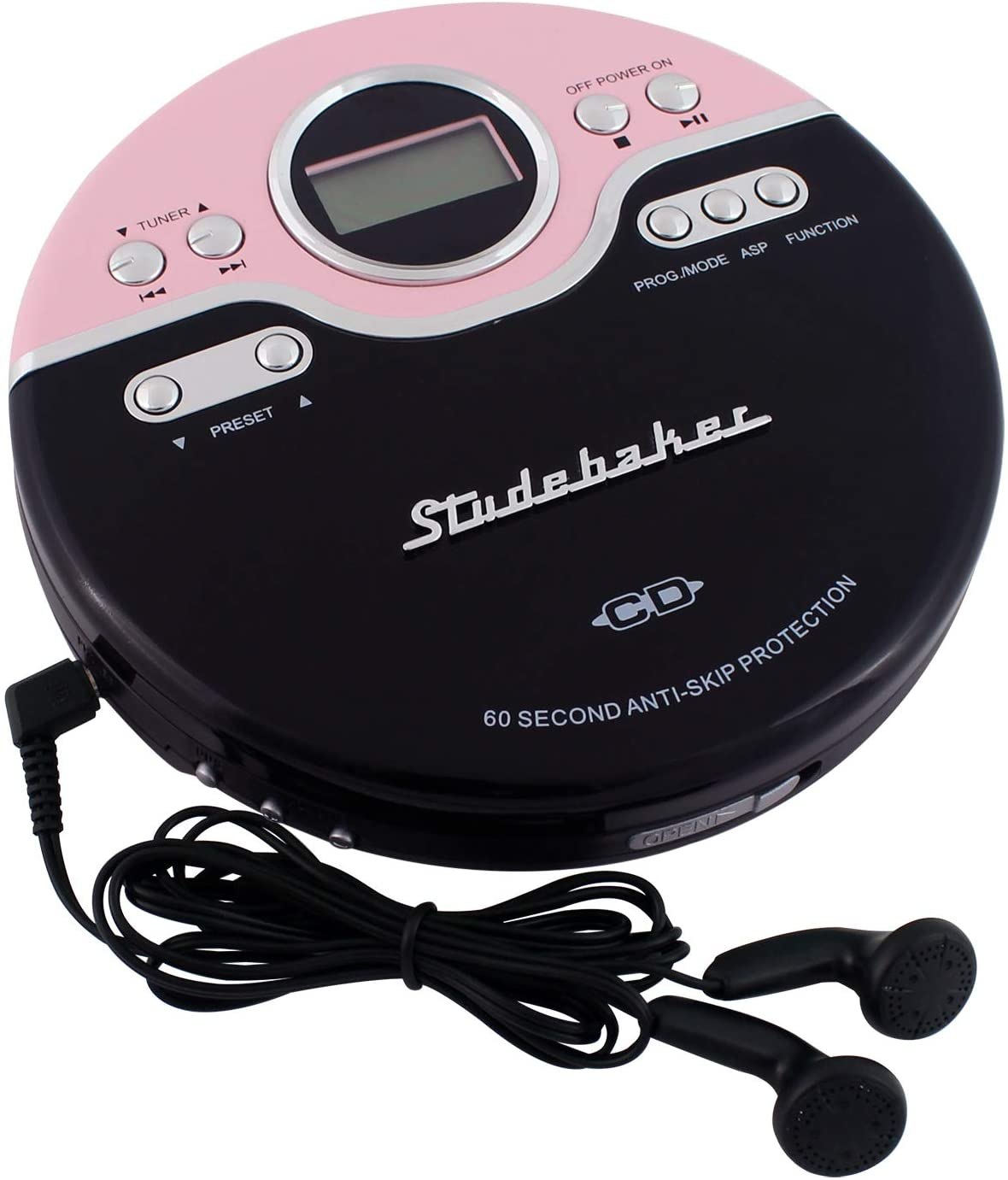 Studebaker SB3703PB Retro Joggable Personal CD Player