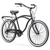 sixthreezero Around the Block Men's Cruiser Bike with Rear Rack
