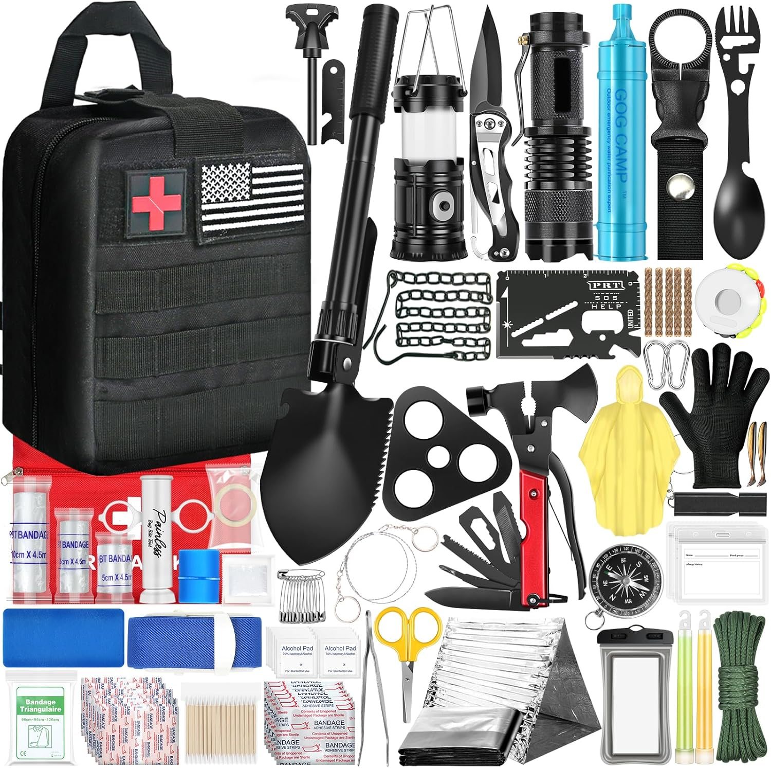 GOGCAMP 290-Pc Survival Kit