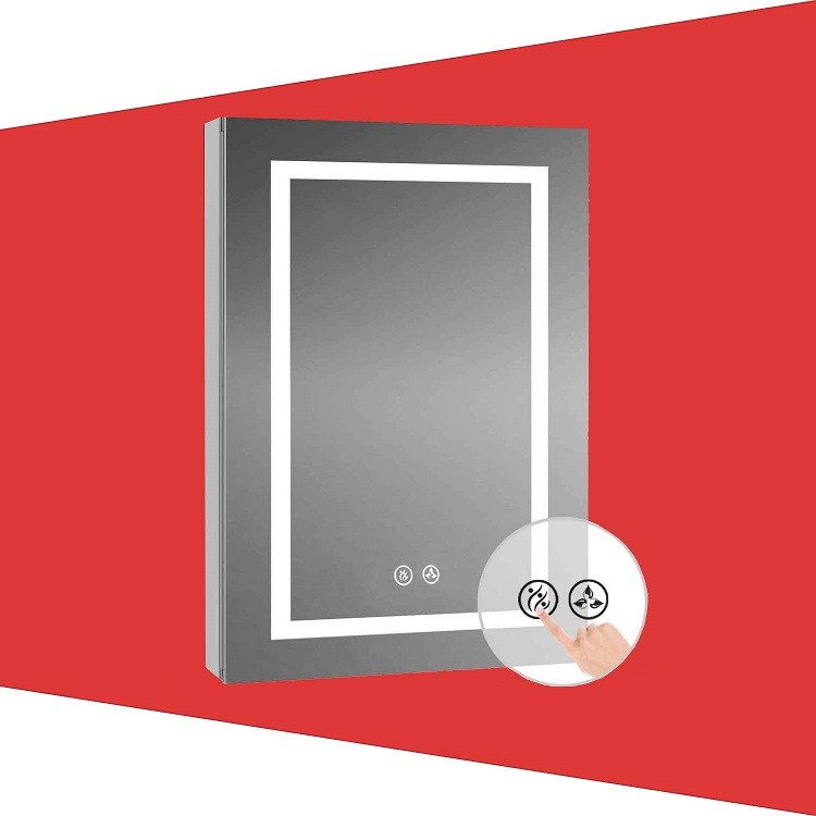 Blossom Recessed or Surface LED Mirror Lighted Medicine Cabinet