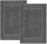 White Classic Luxury Bath Mat Floor Towel Set