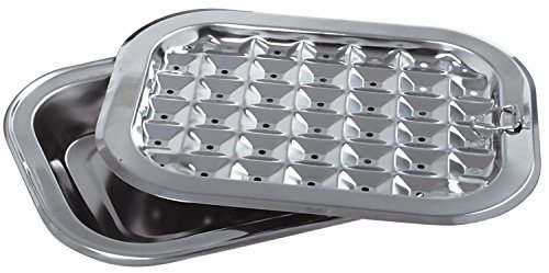 Norpro Stainless-Steel Broil/Roast Pan Set