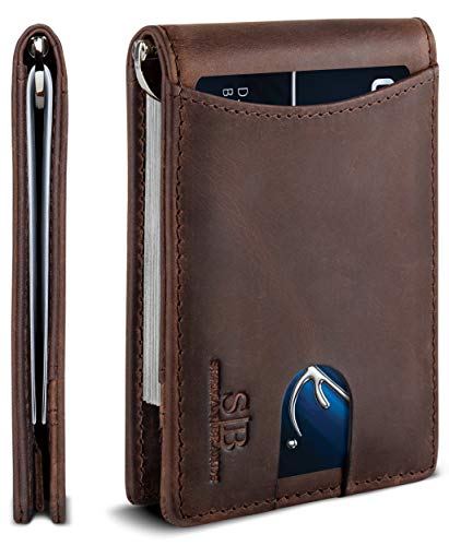 SERMAN BRANDS RFID Blocking Bifold Slim Wallet