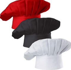 Hyzrz Set of 3 Adult Chef Hats