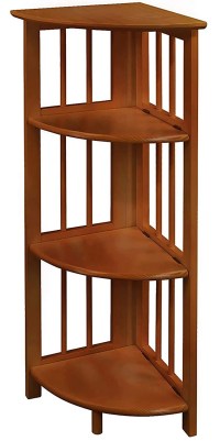 Casual Home Corner Folding Bookcase