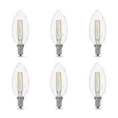 AmazonBasics 60W Equivalent, E12 Candelabra Light Bulbs