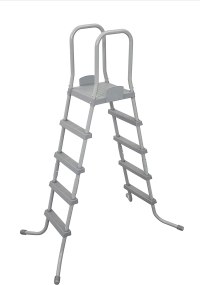 Bestway Durable Steel Above Ground Swimming Pool Ladder