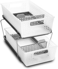 madesmart Two-Shelf Organizer with Dividers