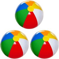 4E's Novelty Beach Balls, 3-Pack