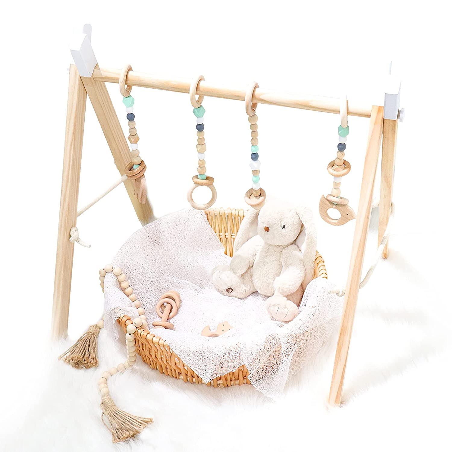 HNHM Wooden Baby Gym