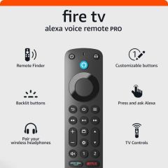 Amazon Fire TV Alexa Voice Remote Pro