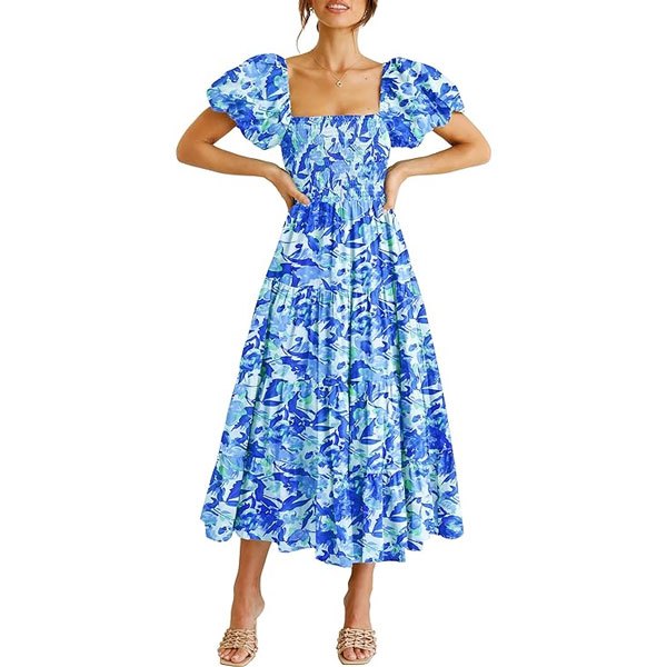 PRETTYGARDEN Women&#039;s Casual Summer Midi Dress