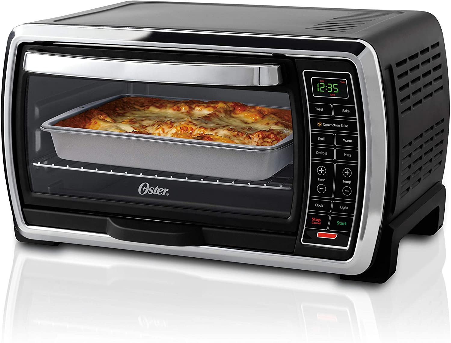 Oster Large Capacity Countertop 6-Slice Digital Convection Toaster Oven