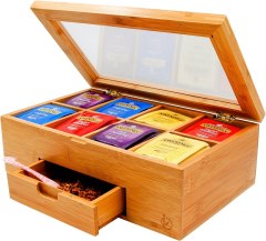 ECBANLI Bamboo Tea Box