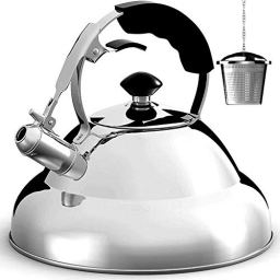 FRESHAIR™ RAPID BOIL 2.5 QT. STAINLESS STEEL TEA KETTLE, TIME-AND