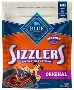 Blue Buffalo Sizzlers Natural Bacon-Style Dog Treats