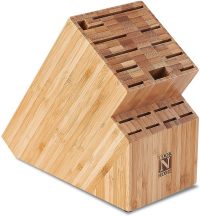 Cook N Home Bamboo Knife Storage Block